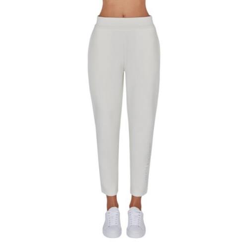 Witte Joggerbroek met Golflogo Armani Exchange , White , Dames