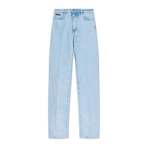 Jeans met logo Dolce & Gabbana , Blue , Dames