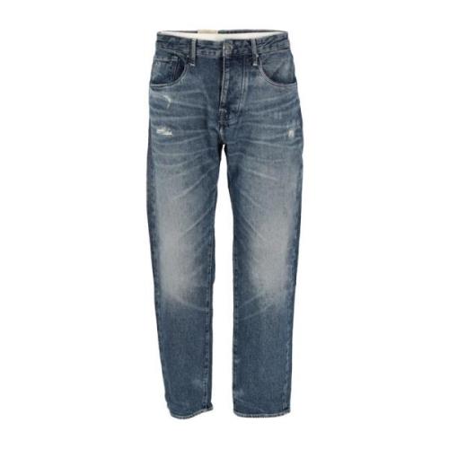 Losse Tapered Denim Jeans Armani Exchange , Blue , Heren