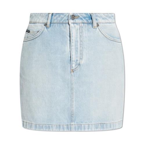 Denim rok Dolce & Gabbana , Blue , Dames