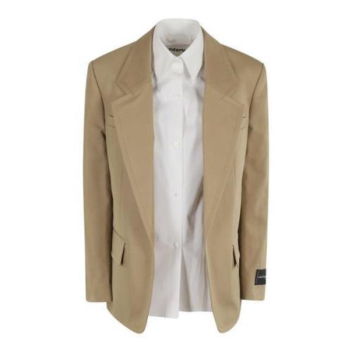 Oversized Boxy Blazer Alexander Wang , Beige , Dames