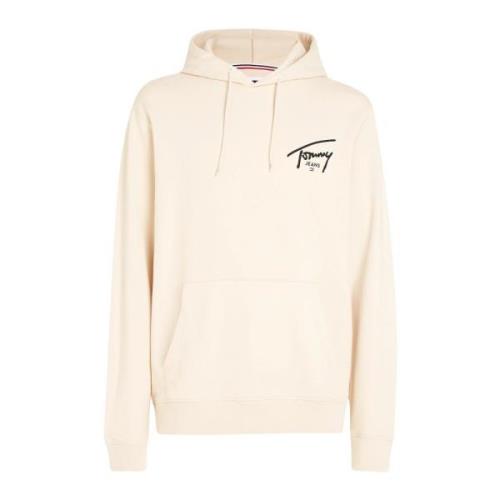 Grafische Sweat Hoodie Tommy Jeans , Beige , Heren