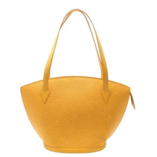 Pre-owned Leather louis-vuitton-bags Louis Vuitton Vintage , Yellow , ...