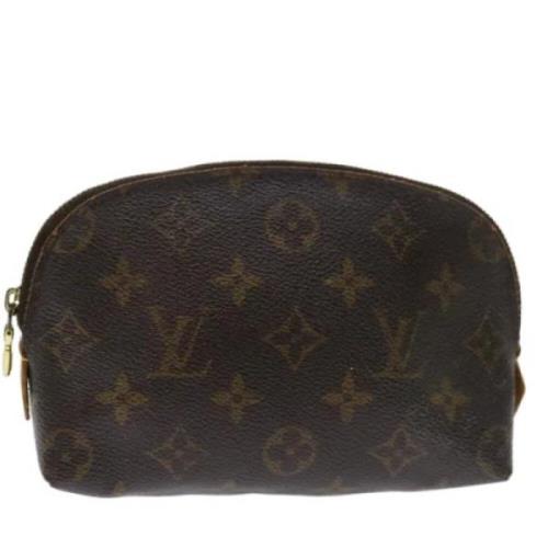 Pre-owned Canvas pouches Louis Vuitton Vintage , Brown , Dames