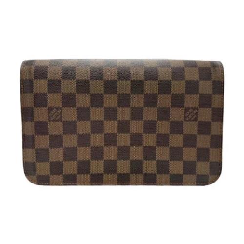 Pre-owned Canvas louis-vuitton-bags Louis Vuitton Vintage , Brown , Da...