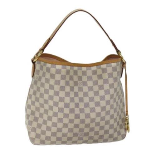 Pre-owned Canvas louis-vuitton-bags Louis Vuitton Vintage , White , Da...