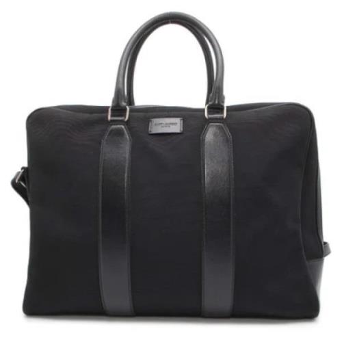 Pre-owned Canvas shoulder-bags Yves Saint Laurent Vintage , Black , Da...