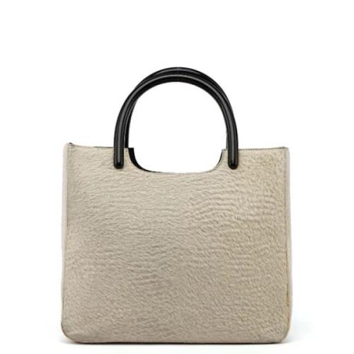 Pre-owned Fur handbags Prada Vintage , White , Dames