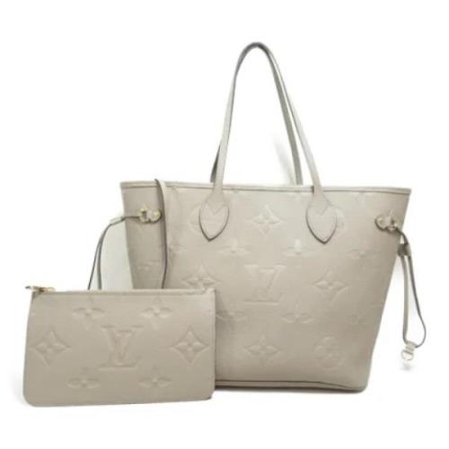 Pre-owned Leather louis-vuitton-bags Louis Vuitton Vintage , Beige , D...