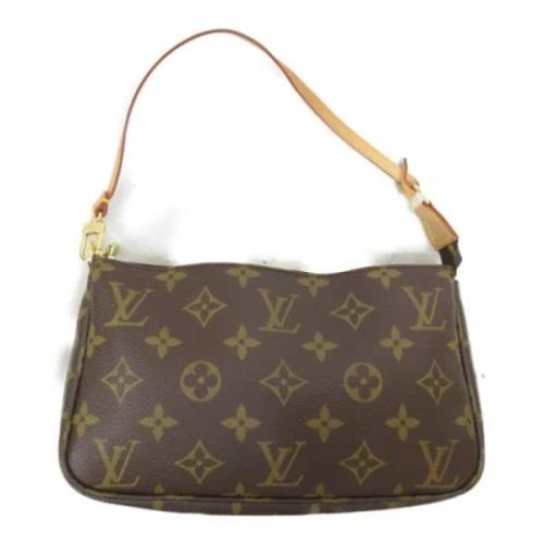 Pre-owned Canvas louis-vuitton-bags Louis Vuitton Vintage , Brown , Da...