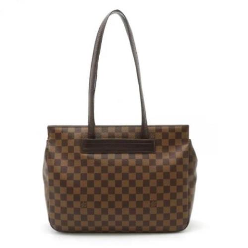 Pre-owned Canvas louis-vuitton-bags Louis Vuitton Vintage , Brown , Da...