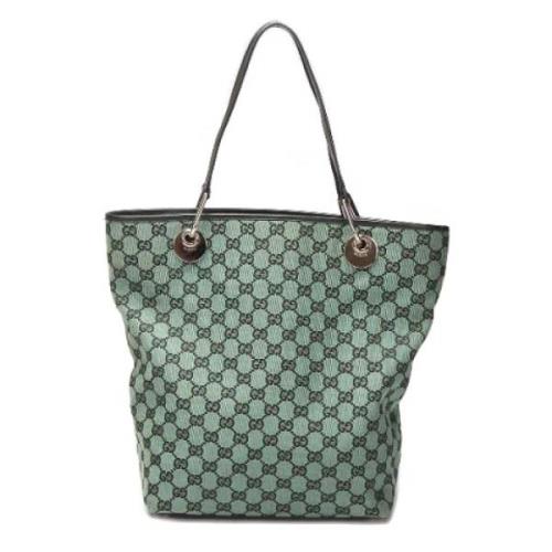 Pre-owned Canvas gucci-bags Gucci Vintage , Green , Dames