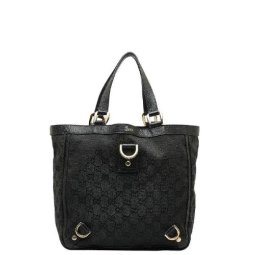 Pre-owned Canvas gucci-bags Gucci Vintage , Black , Dames