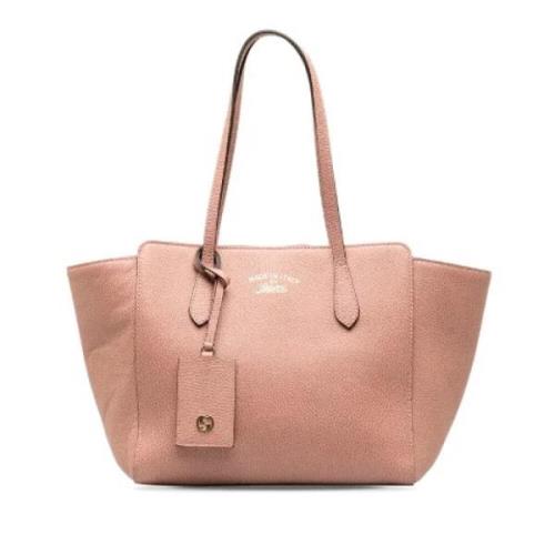 Pre-owned Leather gucci-bags Gucci Vintage , Pink , Dames