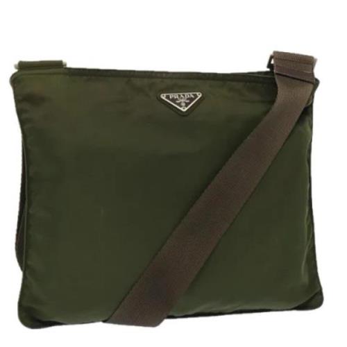 Pre-owned Nylon prada-bags Prada Vintage , Green , Dames