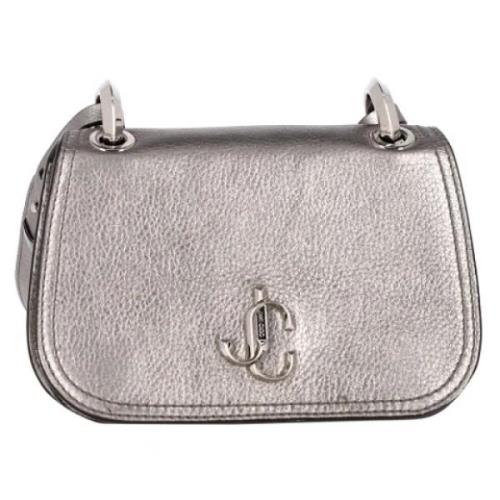 Pre-owned Leather crossbody-bags Jimmy Choo Pre-owned , Gray , Dames