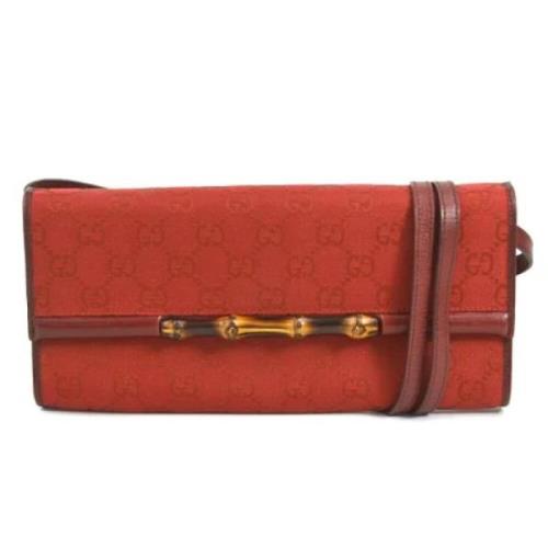 Pre-owned Fabric gucci-bags Gucci Vintage , Red , Dames