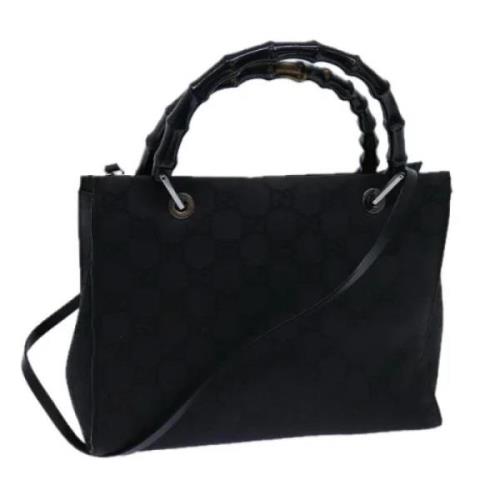 Pre-owned Canvas gucci-bags Gucci Vintage , Black , Dames