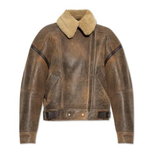 Shearling Jas Acne Studios , Brown , Dames