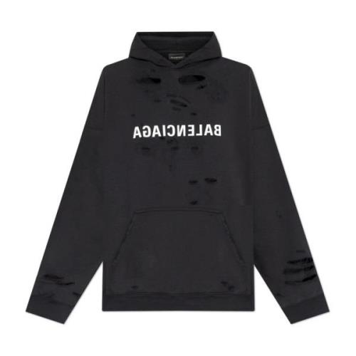 Hoodie Balenciaga , Black , Dames