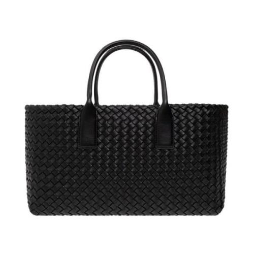 Kleine shopper tas Bottega Veneta , Black , Dames