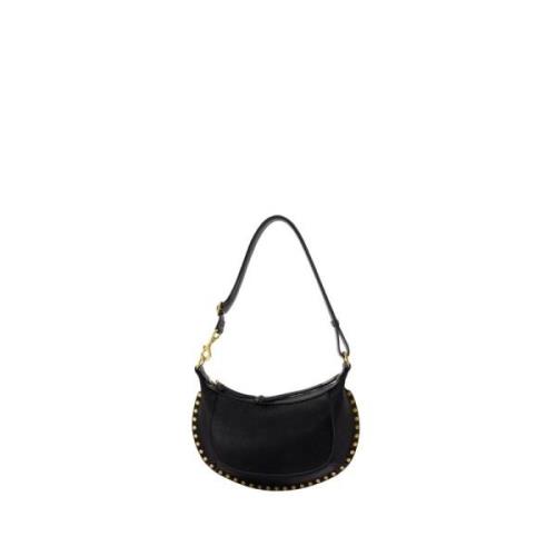 Zwarte Leren Maantas Isabel Marant , Black , Dames