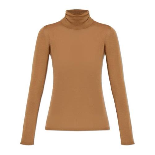 Wollen Turtleneck Max Mara , Brown , Dames