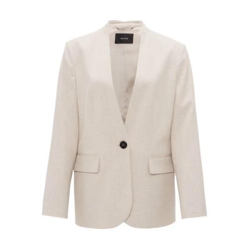 Elegant Blazer Jalma Opus , Beige , Dames