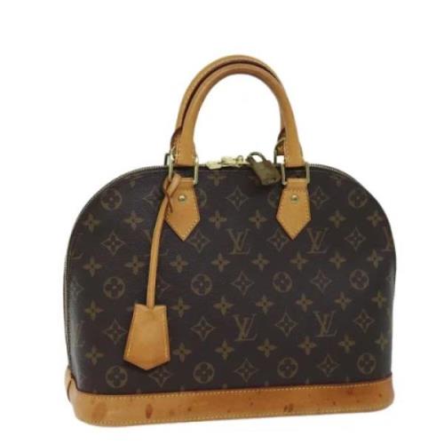 Pre-owned Canvas handbags Louis Vuitton Vintage , Brown , Dames