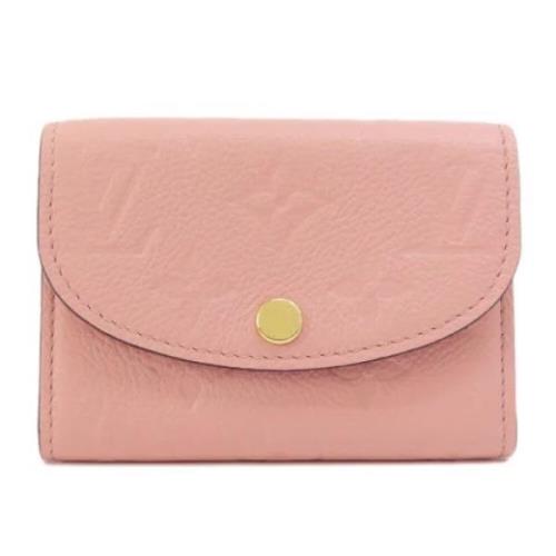 Pre-owned Canvas wallets Louis Vuitton Vintage , Pink , Dames