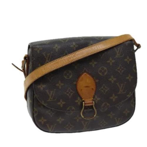 Pre-owned Canvas louis-vuitton-bags Louis Vuitton Vintage , Brown , Da...