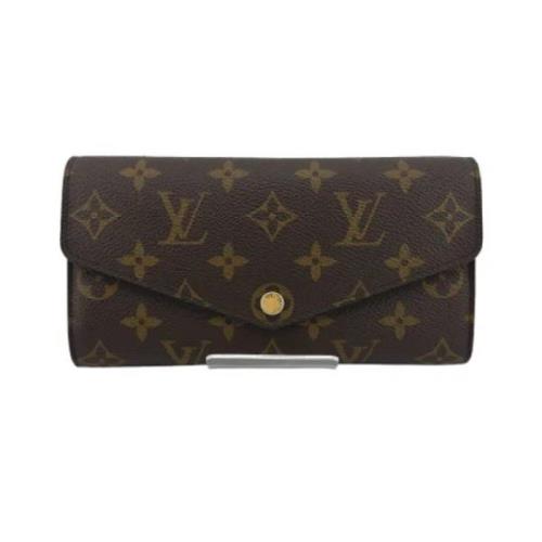 Pre-owned Canvas wallets Louis Vuitton Vintage , Brown , Dames