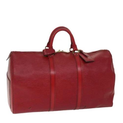 Pre-owned Leather louis-vuitton-bags Louis Vuitton Vintage , Red , Dam...