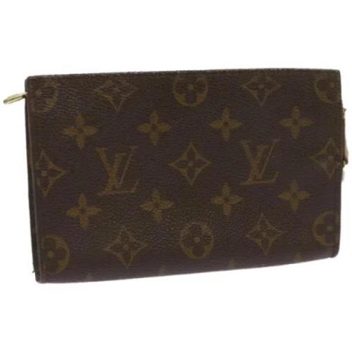 Pre-owned Canvas pouches Louis Vuitton Vintage , Brown , Dames