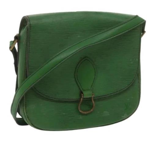 Pre-owned Leather louis-vuitton-bags Louis Vuitton Vintage , Green , D...