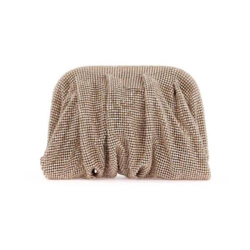 Kristal Mesh Hand Clutch Venus La Petite Benedetta Bruzziches , Beige ...