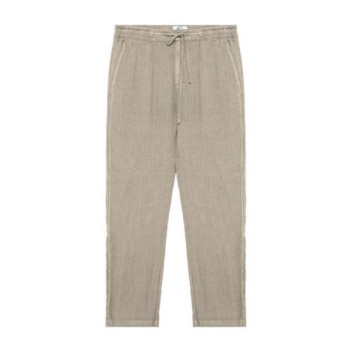 Linnen Chino Broek Riviera Stijl Roy Roger's , Beige , Heren