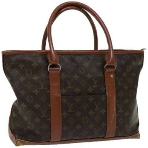 Pre-owned Canvas louis-vuitton-bags Louis Vuitton Vintage , Brown , Da...