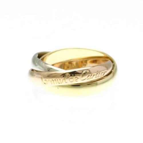 Pre-owned White Gold rings Cartier Vintage , Yellow , Dames