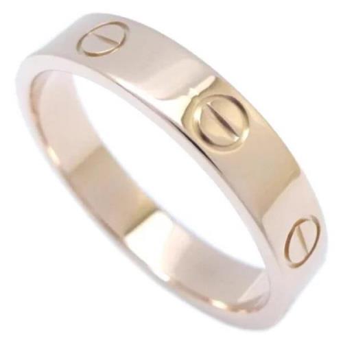 Pre-owned Rose Gold rings Cartier Vintage , Yellow , Dames