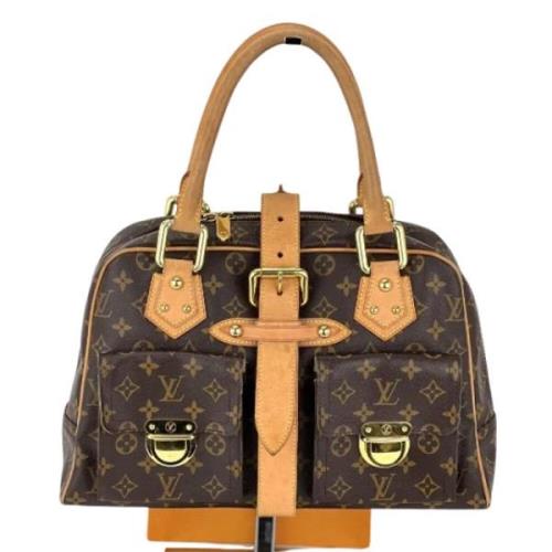 Pre-owned Canvas louis-vuitton-bags Louis Vuitton Vintage , Brown , Da...