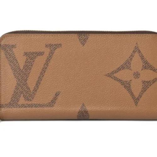 Pre-owned Canvas wallets Louis Vuitton Vintage , Brown , Dames