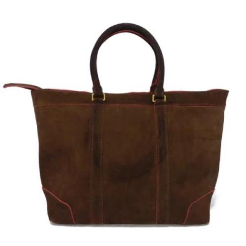 Pre-owned Suede shoulder-bags Coach Pre-owned , Brown , Dames