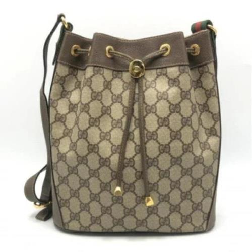 Pre-owned Fabric gucci-bags Gucci Vintage , Beige , Dames