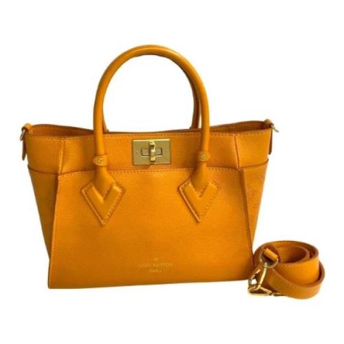 Pre-owned Leather louis-vuitton-bags Louis Vuitton Vintage , Orange , ...