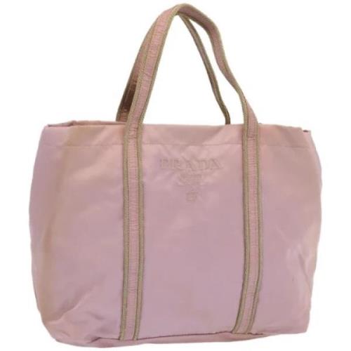 Pre-owned Nylon handbags Prada Vintage , Pink , Dames