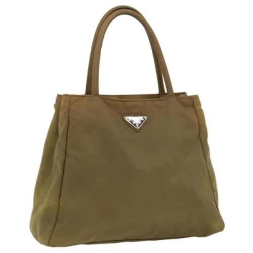 Pre-owned Nylon prada-bags Prada Vintage , Green , Dames