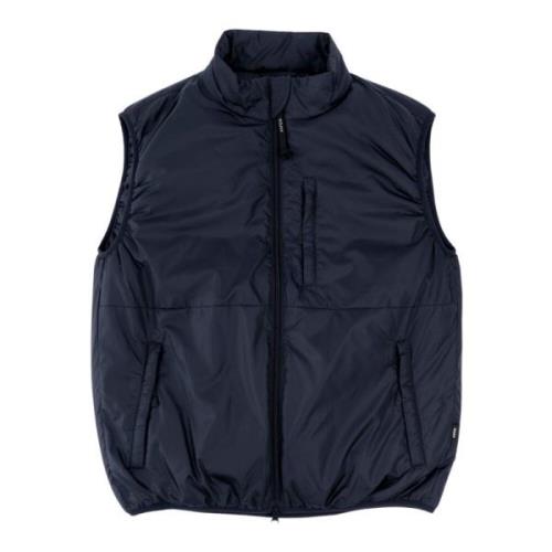 Gewatteerde Hoognek Gilet Aspesi , Blue , Heren