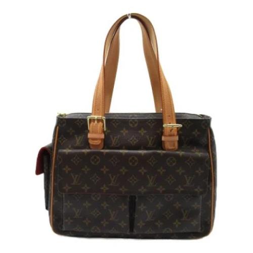 Pre-owned Canvas louis-vuitton-bags Louis Vuitton Vintage , Brown , Da...