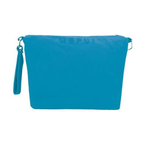 Groene Aqua Rits Tas Me-Fui , Blue , Dames